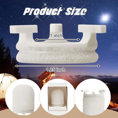 3 Pcs Gas Lantern Mantles Preformed Lamp Mantles Inverted Gaslight Mantle in Kuwait
