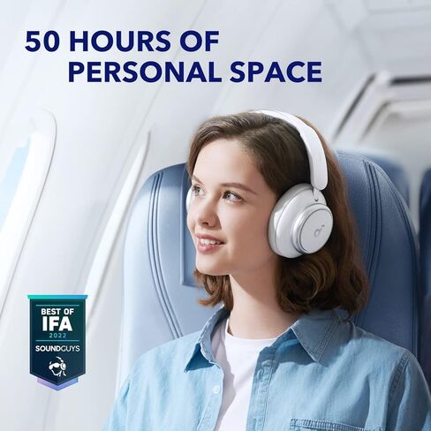 Soundcore by Anker Space Q45 Adaptive Active Noise Cancelling Headphones, Reduce Noise by Up to 98%, 50H Playtime, App Control, LDAC Hi-Res Wireless Audio, Comfortable Fit, Clear Calls, Bluetooth 5.3 in Kuwait