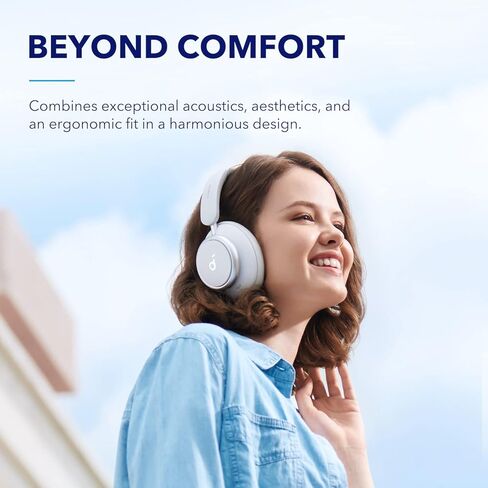 Soundcore by Anker Space Q45 Adaptive Active Noise Cancelling Headphones, Reduce Noise by Up to 98%, 50H Playtime, App Control, LDAC Hi-Res Wireless Audio, Comfortable Fit, Clear Calls, Bluetooth 5.3 in Kuwait