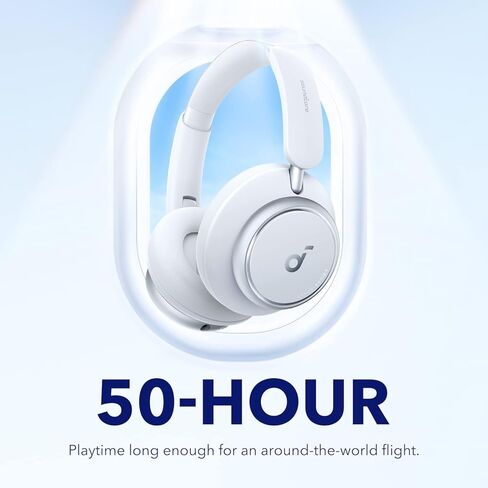 Soundcore by Anker Space Q45 Adaptive Active Noise Cancelling Headphones, Reduce Noise by Up to 98%, 50H Playtime, App Control, LDAC Hi-Res Wireless Audio, Comfortable Fit, Clear Calls, Bluetooth 5.3 in Kuwait