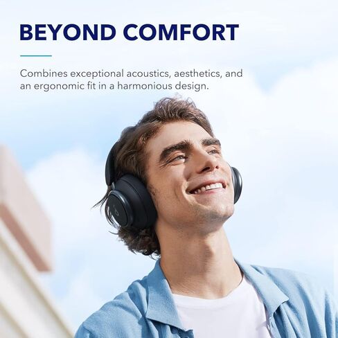 Soundcore by Anker Space Q45 Adaptive Active Noise Cancelling Headphones, Reduce Noise by Up to 98%, 50H Playtime, App Control, LDAC Hi-Res Wireless Audio, Comfortable Fit, Clear Calls, Bluetooth 5.3 in Kuwait