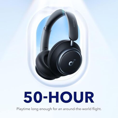 Soundcore by Anker Space Q45 Adaptive Active Noise Cancelling Headphones, Reduce Noise by Up to 98%, 50H Playtime, App Control, LDAC Hi-Res Wireless Audio, Comfortable Fit, Clear Calls, Bluetooth 5.3 in Kuwait