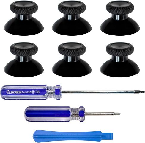Xbox One Controller Joystick Replacement - 6PCS Thumbsticks Analog Thumb Sticks Parts - Ultra Durable with T6 and T8h Repair Screwdriver Kit for Xbox One Controller in Kuwait