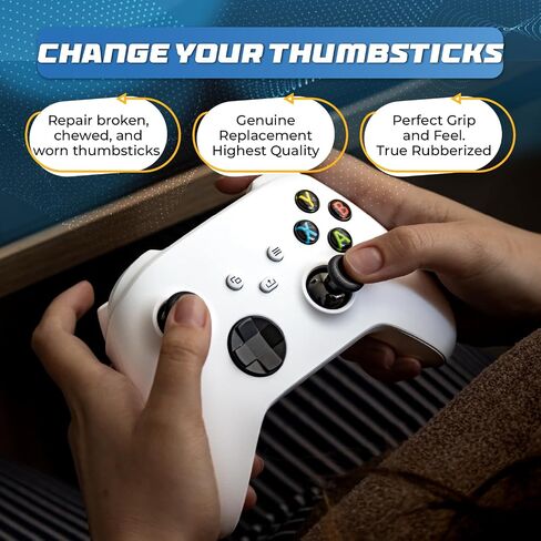 Xbox One Controller Joystick Replacement - 6PCS Thumbsticks Analog Thumb Sticks Parts - Ultra Durable with T6 and T8h Repair Screwdriver Kit for Xbox One Controller in Kuwait