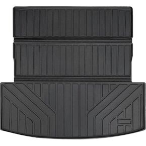 Cartist Compatible with Floor Mats Ford Explorer 2015-2019 All Weather Floor Liners 1st & 2nd Row Seat TPE Odorless High Edge Mat