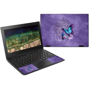 MightySkins Skin Compatible with Lenovo 500E Chromebook 11.6" (2018) - Celtic Butterflies | Protective, Durable, and Unique Vinyl Wrap Cover | Easy to Apply, Remove | Made in The USA