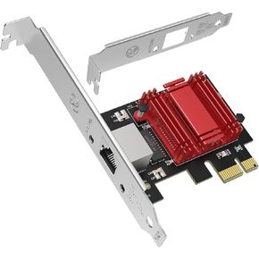 2.5G Base-T PCIe Network Card with Realtek RTL8125B, 2.5G Base-T PCIe Network Adapter Supports Windows 11/10/8.1/8/7 & Linux OS