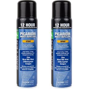 Sawyer Products SP5762 20% Picaridin Insect Repellent, Continuous Spray, 6 Fl Oz (Pack of 2)