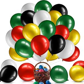 60 Pieces 12 Inch Orange Light Blue Fruit Green Latex Balloons with Confetti Balloon?Dinosaur Balloons and Ribbon for Jungle Jurassic Birthday Party Decorations Supplies in Kuwait