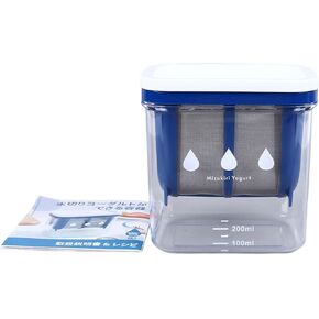 Yogurt Filter, Yogurt Maker Strainer Cheese Cloth Multipurpose Yogurt Filter Maker with Stainless Steel Mesh Large Capacity Reusable Greek Yogurt Strainer Kitchen Tool