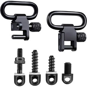 NEWVAVA YYHJ SHWEAPY Sling Swivel Studs Wood Screw Studs, Gun Sling Mounting Kit Studs Screws Set (1 inch)