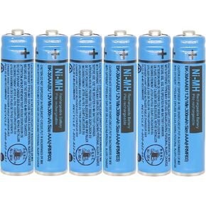BK-30AAABU NI-MH AAA Rechargeable Battery 1.2V 300mah 6Pack AAA NiMH Batteries for Panasonic Cordless Phones