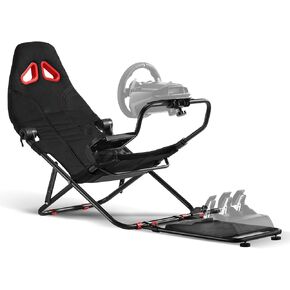 DIWANGUS Racing Simulator Cockpit Foldable Racing Wheel Stand with Seat Racing Chair Sim Racing for Logitech G29 G920 G923 G27 G25 Thrustmaster T248X T248 T300RS T150 458 TX Xbox PS4 PS5 Accessories