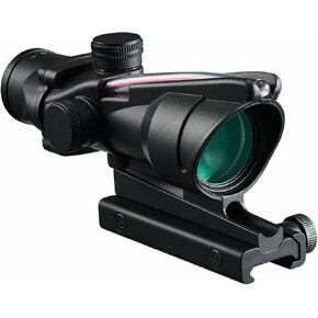4x32 Scope Prism Scope Red Fiber Optic Chevron Scope Black