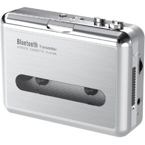Bluetooth Cassette Player, Portable Walkman Compact Audio Music Wireless Bluetooth Output to Headphone/Speaker, Pocket Tape Player for Entertainment, Leisure Sports, Travel in Kuwait
