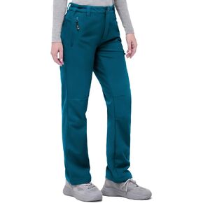 33,000ft Womens Waterproof Hiking Pants Fleece-Lined Snow Pants Windproof Warm Ski Pants for Snowboarding