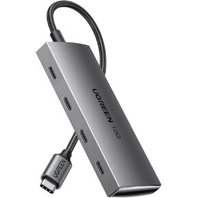UGREEN USB C Hub 10Gbps, 4 Ports USB 3.2 Adapter with 4 USB-C 3.2 Ports, High Speed USB-C Multiport Splitter for MacBook Pro, iMac, iPad Pro, iPhone 15/15 Pro, Galaxy S23, and More