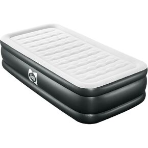 SEALY Tritech 18" Inflatable Air Mattress Bed with Built-in Pump, Storage Bag, and Repair Patch, for Indoor and Outdoor Use, Twin