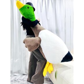 Tanha Mallard Duck Plush, Duck Stuffed Animals, Mallard Duck Baby Stuff Plush Toy (39inch / 100cm) in Kuwait