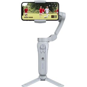 XbotGo AI Sports Gimbal، كاميرا Gimbal رياضية تلقائية لتتبع الفريق، مثبت انحراف ثلاثي المحاور يعمل بالذكاء الاصطناعي لتسجيل كرة السلة وكرة القدم، بث مباشر، محمول وقابل للطي، يدعم iOS Android in Kuwait