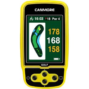 CANMORE HG500 Golf GPS - Extra Large Easy-to-Read Color Display, preloaded 41,000 Course map Worldwide Shape of The Green and The Fairway(Yellow)