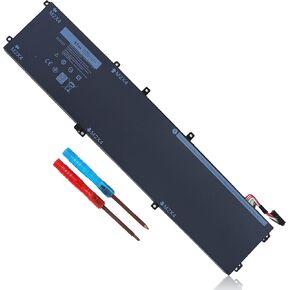 97WH 6GTPY Battery for Dell XPS 15 9560 9570 9550 7590 P56F P56F001 P56F002 Precision 5510 5520 5530 5540 M5520 M5510 Replacement,Vostro 7500 7590,GPM03 5XJ28 05XJ28 M2X4 5D91C 451-BBYB-TM 1P6KD 4GVGH