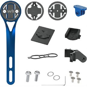 Bike Computer Mount - Out Front Cycling Computer Mount for Road Bikes Integrated Handlebar, Garmin Bike Mount Compatible with GPS Bike Computer,Wahoo,Bryton,Cateye,GoPro Full Range and Flashlight A