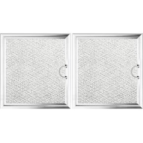 4Pcs Microwave Grease Filter Replacement for GE WB02X11534, Microwave Filter Replacement 6.81" x 6.332" Grease Filter Replacement
