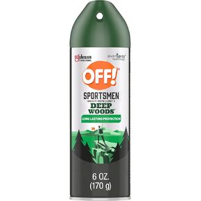 OFF! Deep Woods Sportsmen Insect Repellent Aerosol, Bug Spray Containing 30% Deet, Protects Against Mosquitoes, 6 Oz, 4 Count