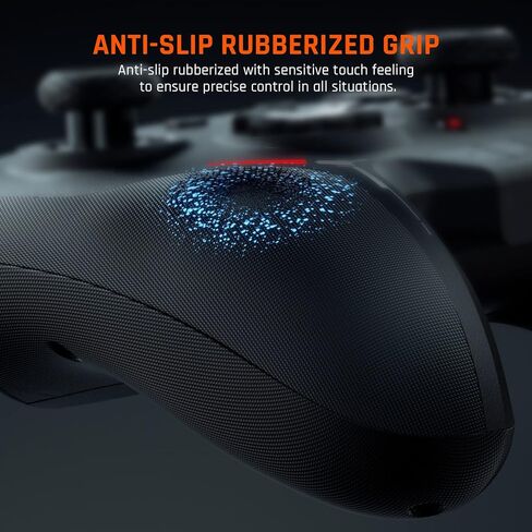 PC Gaming Controller, Wireless Controller with Custom Button, 6-Axis Gyro, Dual Shock, Macro, Turbo, Bluetooth Game Controller for Windows 10/Android/iOS/PC in Saudi Arabia