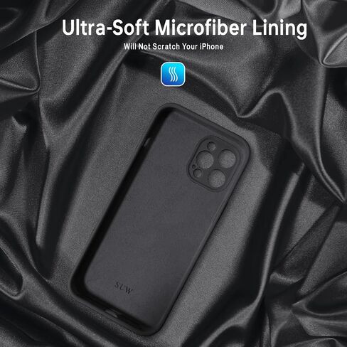 حافظة SUW متوافقة مع iPhone 16 Pro، [متوافقة مع MagSafe] حافظة سيليكون مقاس 6.3 بوصة مع [واقي شاشة] [حماية كاملة للكاميرا]، بطانة داخلية ناعمة من الألياف الدقيقة المضادة للخدش، أخضر منتصف الليل in Kuwait