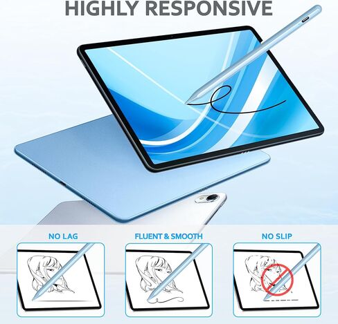 DRYMOKINI Stylus Pen, Active Stylus Pen Touch Screens Compatible for Android and iOS Tablet/Phones, Rechargeable Universal Stylus Pencil Compatible for A-pple/i-Pad/Phone Tablet, BabyPink in Saudi Arabia
