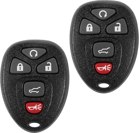 Key Fob, Keyless Entry Remote Start Control Replacement Fits for GMC Acadia 2007-2016 Yukon XL/Chevy Suburban Tahoe Traverse/Cadillac Escalade SRX/Buick Enclave FCC ID: OUC60270, OUC60221, 15913415 in Kuwait