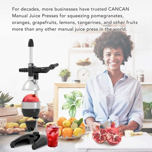 Tribest Pro MJP-105 XL Professional Manual Cold Press Juicer Machine for Pomegranates and Citrus, Black in Saudi Arabia