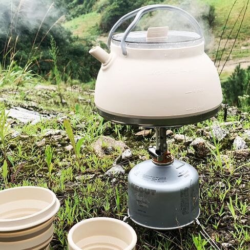 Portable Collapsible Camping Kettle, Coffee Pot for Hiking, Travel and Outdoors, 1.5L in Kuwait