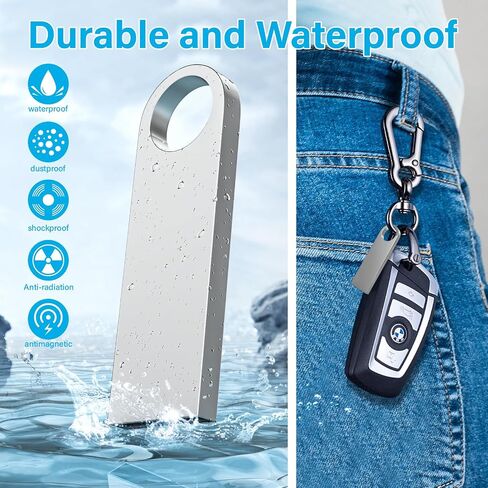محرك أقراص فلاش USB سعة 32 جيجابايت من ABLAZE، 10 عبوات، محرك أقراص فلاش معدني USB 2.0 محركات إبهام مع سلاسل مفاتيح USB Stick 32 جيجابايت محرك أقراص USB Pendrive in Kuwait