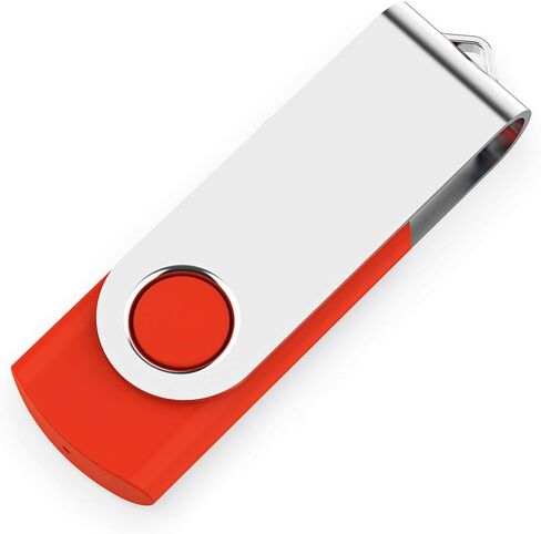 Aiibe 5 عبوات من محركات أقراص فلاش USB سعة 64 جيجابايت سعة 64 جيجابايت محركات أقراص فلاش محرك إبهام دوار USB عصا USB 2.0 قلم (64 جيجا، 5 ألوان مختلطة: أسود أحمر أصفر أبيض أرجواني) in Kuwait