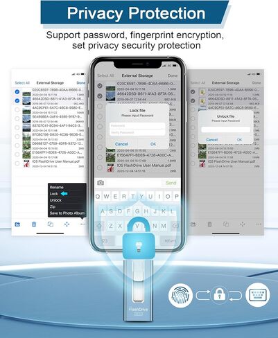 محرك أقراص فلاش USB سعة 256 جيجابايت للهاتف والوسادة، عصا صور، محركات أقراص USB خارجية عالية السرعة لتخزين الصور، عصا ذاكرة لحفظ المزيد من الصور ومقاطع الفيديو (أزرق، 256 جيجابايت) in Saudi Arabia