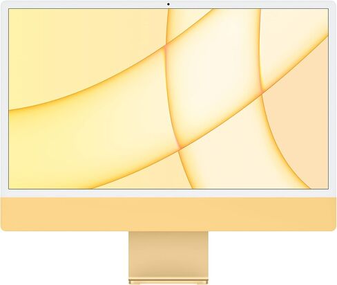 2021 Apple iMac مع شريحة Apple M1 مع وحدة معالجة مركزية 8 النواة (24 بوصة، 8 جيجابايت من ذاكرة الوصول العشوائي، 256 جيجابايت من سعة تخزين SSD) (QWERTY English) فضي (تم تجديد Premium) in Saudi Arabia