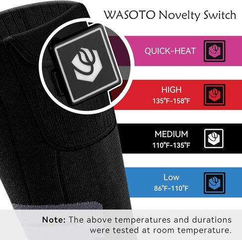 Heated Socks for Men Women 9V Constant Voltage 3000mAh Battery with APP Remote Control for Hunting Fishing Camping in Kuwait