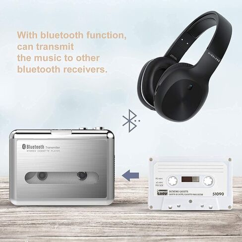 مشغل كاسيت بلوتوث، جهاز Walkman صغير الحجم محمول للموسيقى الصوتية، مخرج بلوتوث لاسلكي إلى سماعة الرأس/مكبر الصوت، مشغل شريط الجيب للترفيه، الرياضات الترفيهية، السفر in Kuwait