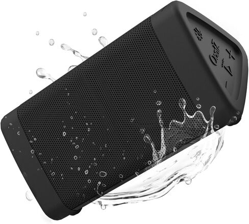 OontZ Angle 3 Bluetooth 5.4 Speaker, up to 100 ft Wireless Range, up to 24 Hrs Playtime, Portable Small Speaker for iPhone, Android Phones, Crystal Clear Sound, IPX5 Portable Bluetooth Speaker, Black in Saudi Arabia