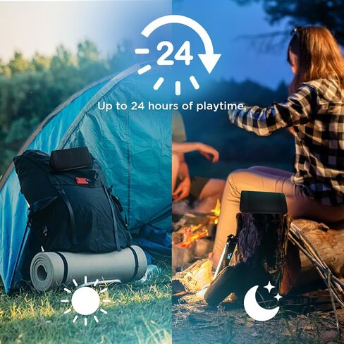 OontZ Angle 3 Bluetooth 5.4 Speaker, up to 100 ft Wireless Range, up to 24 Hrs Playtime, Portable Small Speaker for iPhone, Android Phones, Crystal Clear Sound, IPX5 Portable Bluetooth Speaker, Black in Saudi Arabia