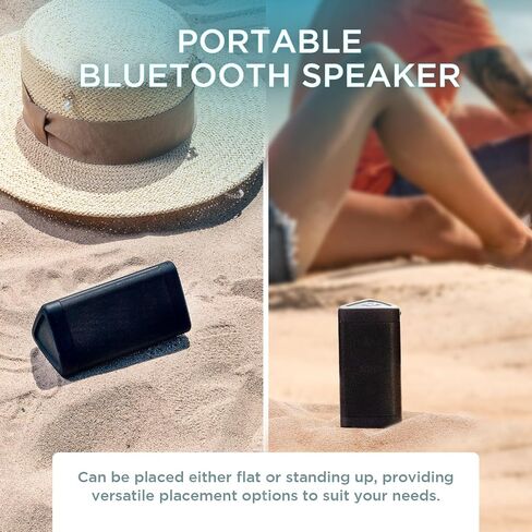 OontZ Angle 3 Bluetooth 5.4 Speaker, up to 100 ft Wireless Range, up to 24 Hrs Playtime, Portable Small Speaker for iPhone, Android Phones, Crystal Clear Sound, IPX5 Portable Bluetooth Speaker, Black in Saudi Arabia