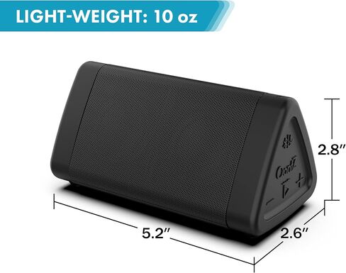 OontZ Angle 3 Bluetooth 5.4 Speaker, up to 100 ft Wireless Range, up to 24 Hrs Playtime, Portable Small Speaker for iPhone, Android Phones, Crystal Clear Sound, IPX5 Portable Bluetooth Speaker, Black in Saudi Arabia