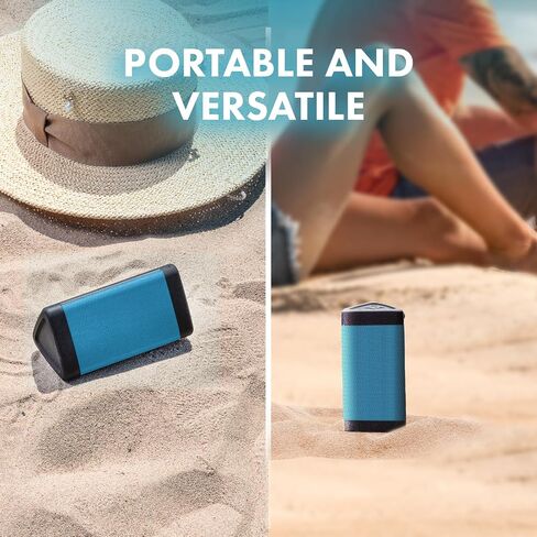 OontZ Angle 3 Bluetooth 5.4 Speaker, up to 100 ft Wireless Range, up to 24 Hrs Playtime, Portable Small Speaker for iPhone, Android Phones, Crystal Clear Sound, IPX5 Portable Bluetooth Speaker, Black in Saudi Arabia