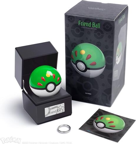 The Wand Company Ultra Ball Authentic Replica - Realistic, Electronic, Die-Cast Poké Ball with Display Case Light Features – Officially Licensed by Pokémon in Kuwait