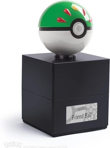 The Wand Company Ultra Ball Authentic Replica - Realistic, Electronic, Die-Cast Poké Ball with Display Case Light Features – Officially Licensed by Pokémon in Kuwait