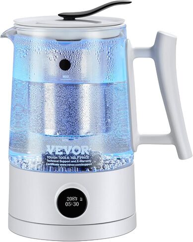 VEVOR Hydrogen Water Bottle, Hydrogen Water Bottle Generator up to 2000 ppb, 380ml Portable Hydrogen Water Machine, SPE Technology hydrogen water generator with Nasal Inhalation Tube and Self-Cleaning in Saudi Arabia