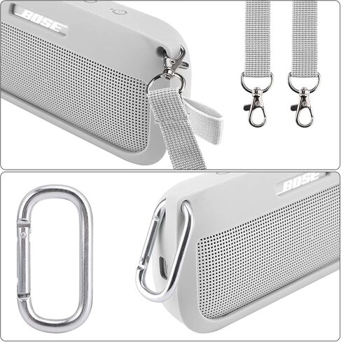co2CREA Soft Silicone Case for Bose SoundLink Flex Bluetooth Speaker,Purple in Kuwait